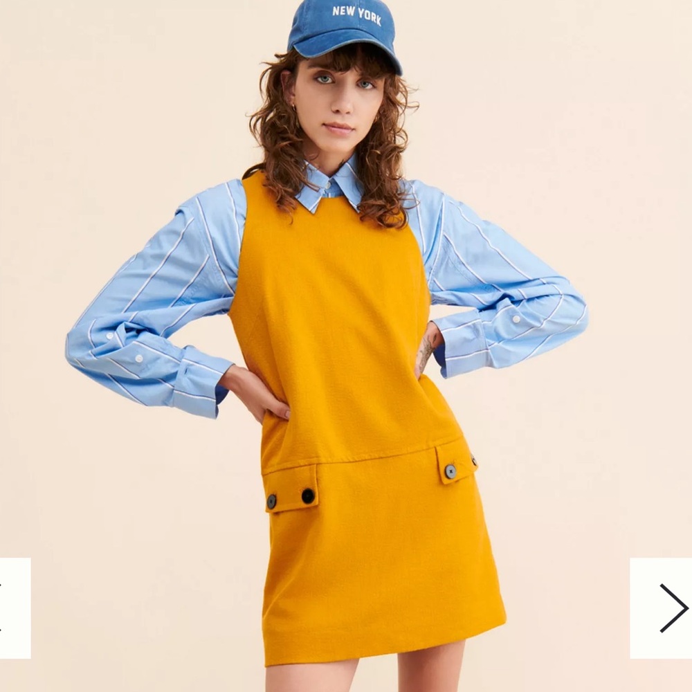 Anthropologie Maeve Crewneck Mini Shift Dress 2